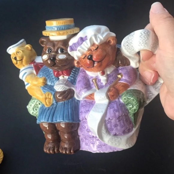 Department 56 Goldilocks & bears tea set - Picture 2 of 12